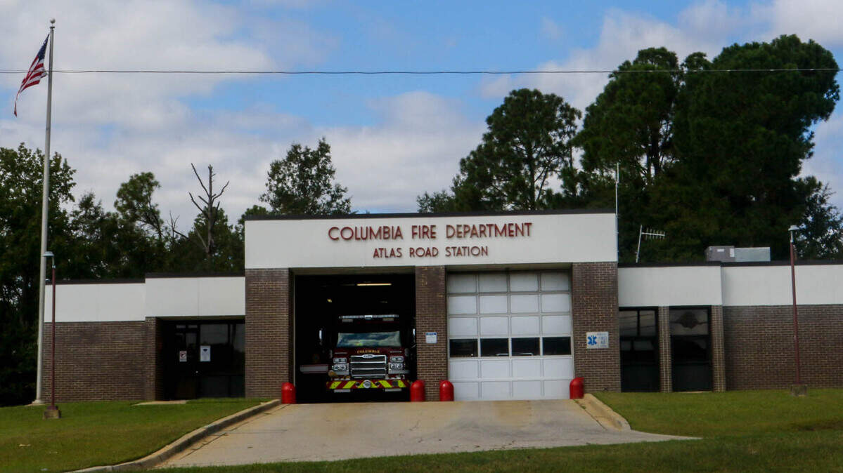 The Atlas Road fire station in Columbia.
