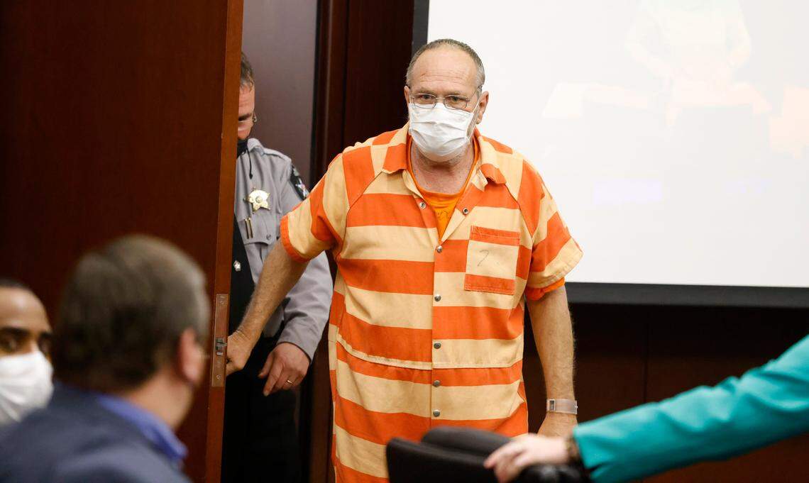Thomas Eric McDowell, 61, makes his first appearance at the Wake County Courthouse in Raleigh, N.C., Friday, January 7, 2022.