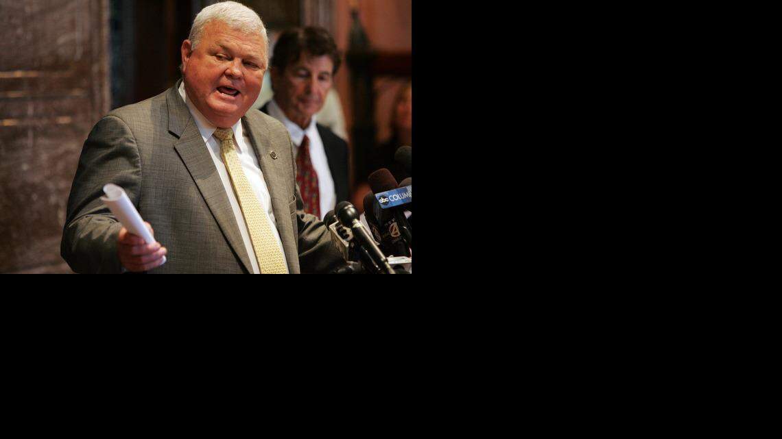 South Carolina State Senator Jake Knotts  (R-Lexington) answers a question during a news conference at the Statehouse Friday, June 26, 2009. Knotts confirmed that SLED has agreed to open an investigation into governor Mark SanfordÕs actions.