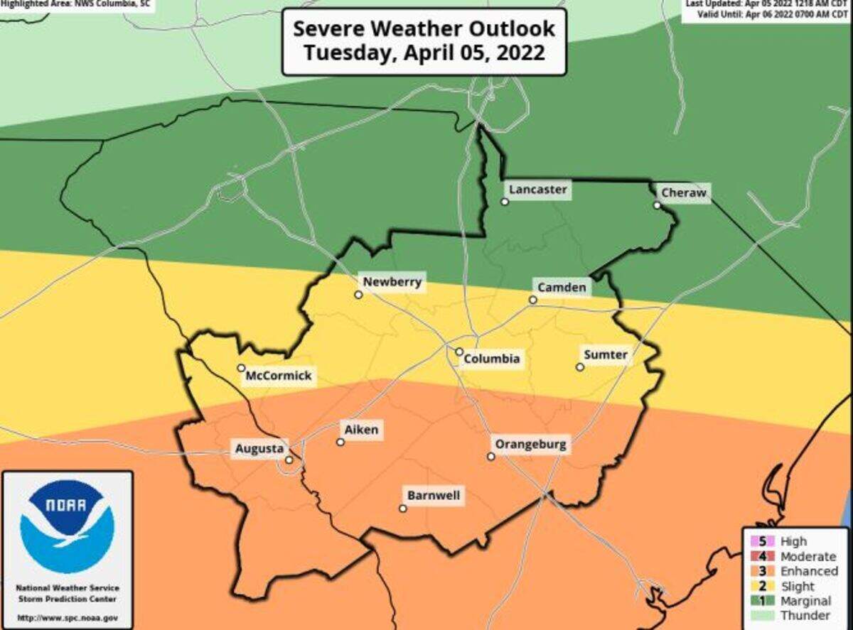 Severe weather is forecast to affect the Midlands.
