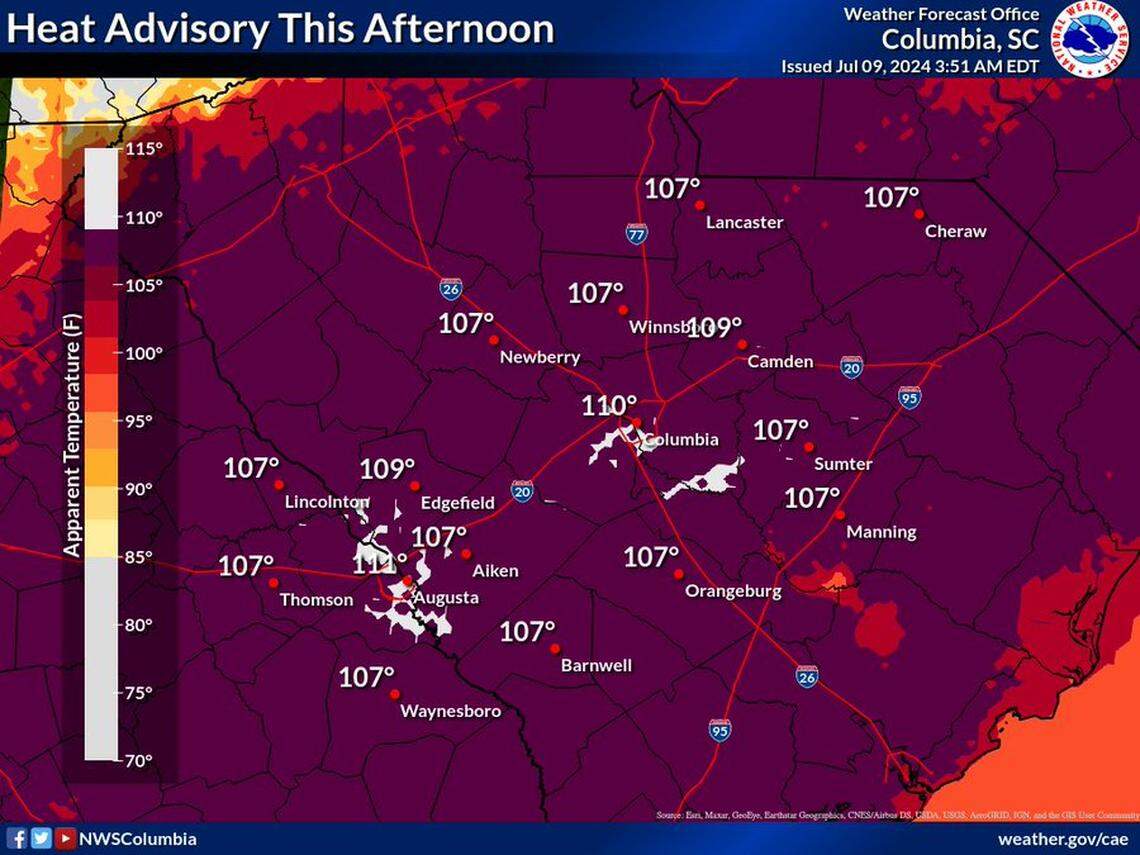 Dangerous heat is in the forecast.