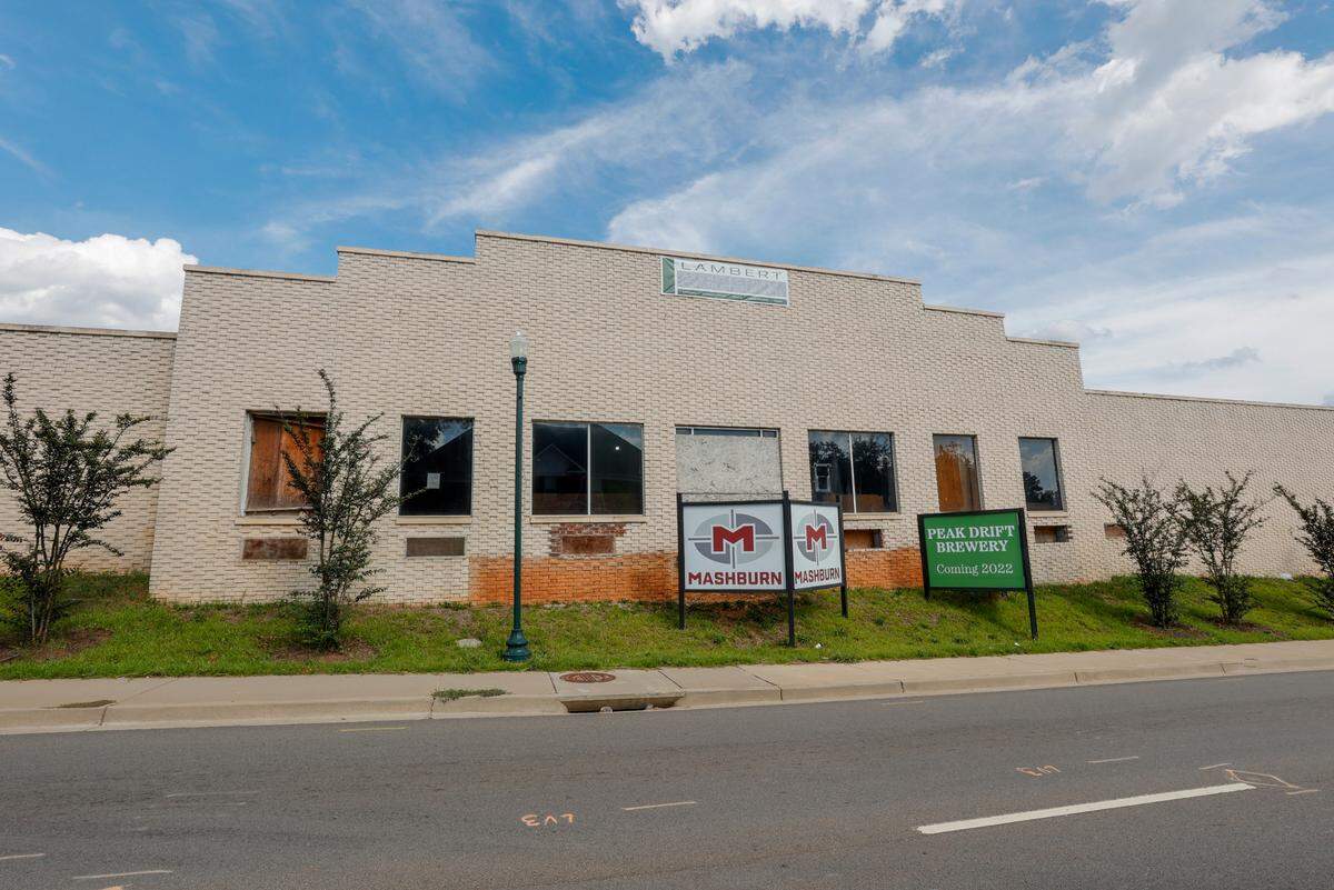 A former textile warehouse on North Main Street, long-since vacant, is being transformed into the Peak Drift Brewing Company. In addition to a brewery, with a packaging line and lab. The 64,849-square-foot building will house a full restaurant with indoor and outdoor seating, a bowling alley and a members-only gym.