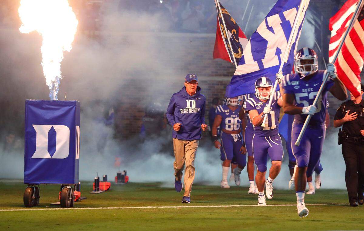 Duke head coach David Cutcliffe added a high-profile transfer quarterback in the offseason, with Chase Brice moving over from Clemson.