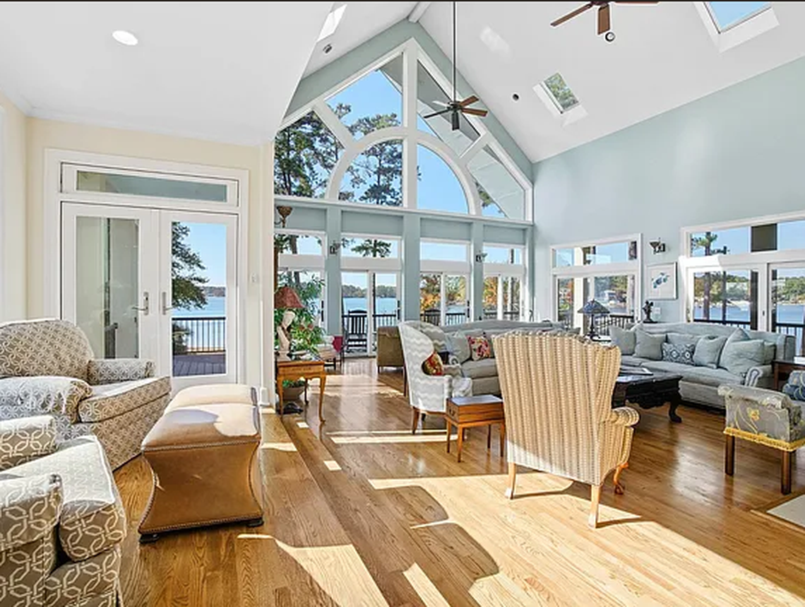 Inside the $7 million house on Lake Murray now listed for sale on Zillow.