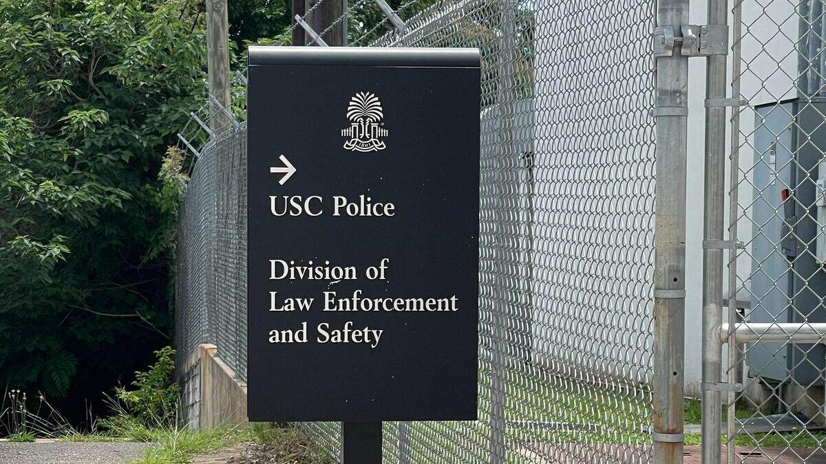 The University of South Carolina Police Department.