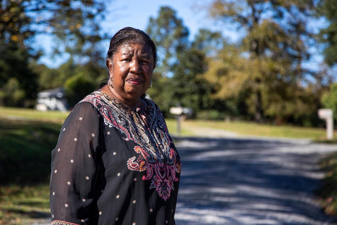 Joyce Omega Delk, pictured on October 30, 2020, campaigned for Richland County’s sales tax referendum in hopes her road would be paved.