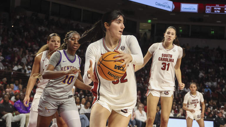 Why Justine Loubens decided to leave France to play for Dawn Staley at South Carolina