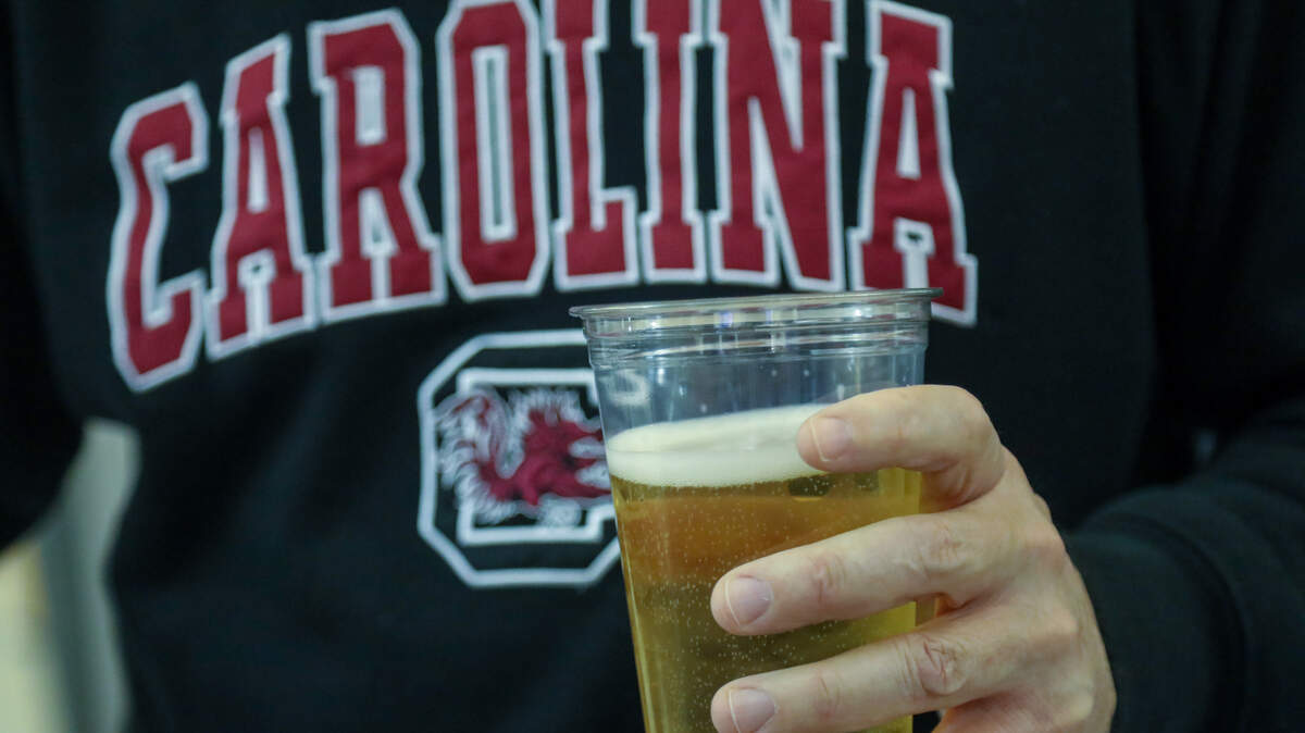 The University of South Carolina started allowing beer and wine sales at basketball, baseball and football games in 2020 and has since added liquor options.