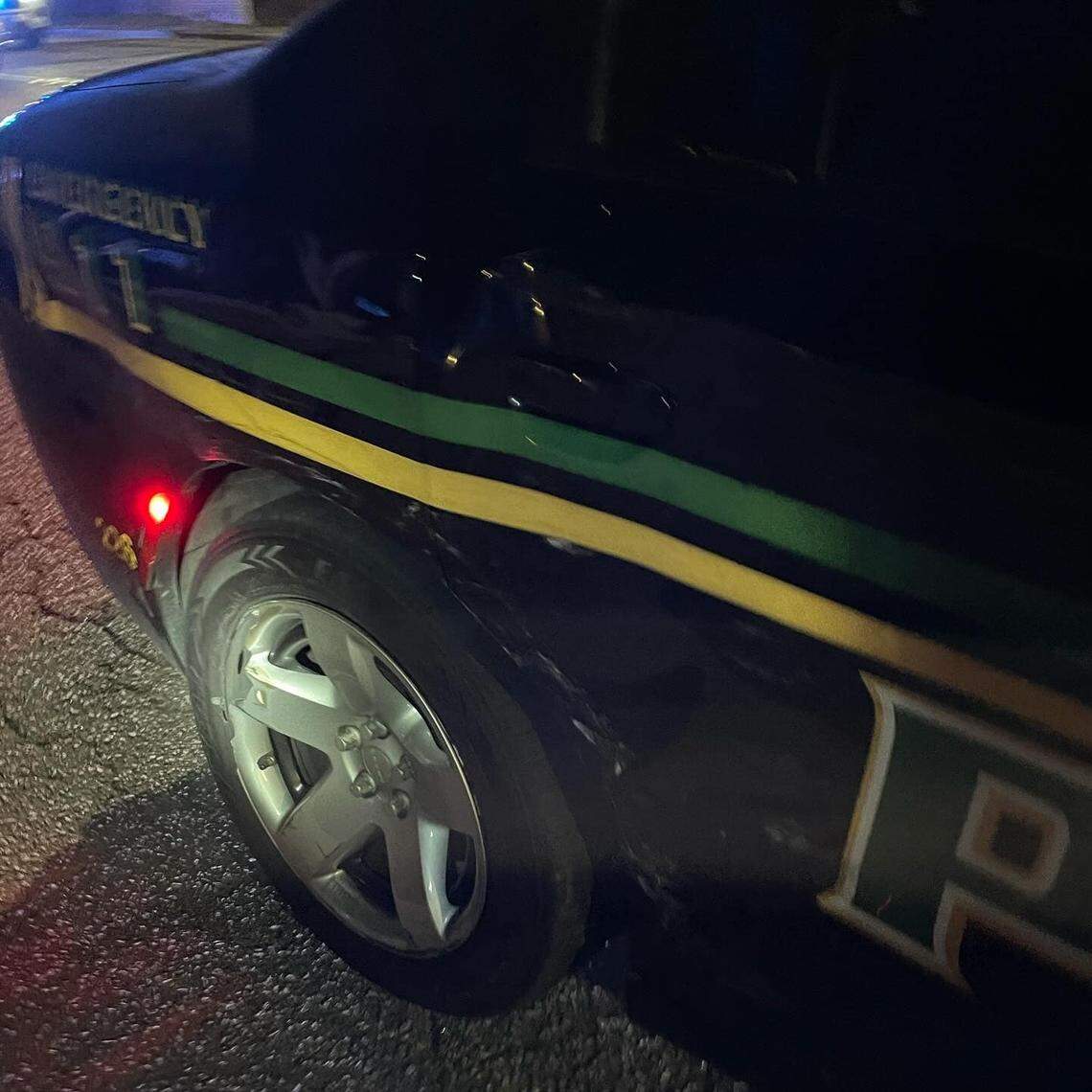 A chase ended in a crash, according to the Forest Acres Police Department.