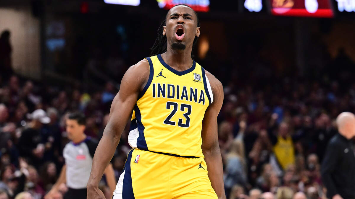 Indiana Pacers forward Aaron Nesmith (23)