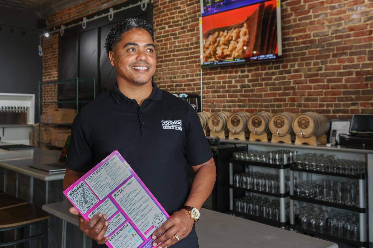 Dawu Bowman is opening Voodoo Brewing Company in Lexington. The restaurant and bar is located on Lexington’s Main Street.