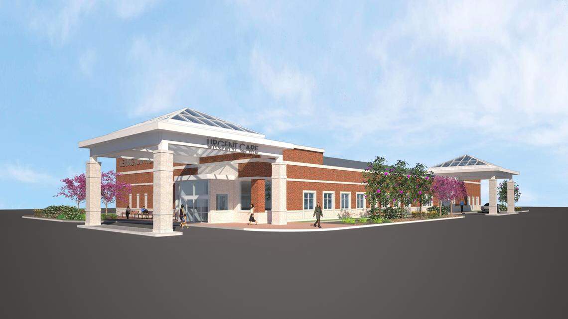 A rendering of the new Lexington Medical Center Saluda Pointe urgent care and imaging facility, which opened Jan. 22.