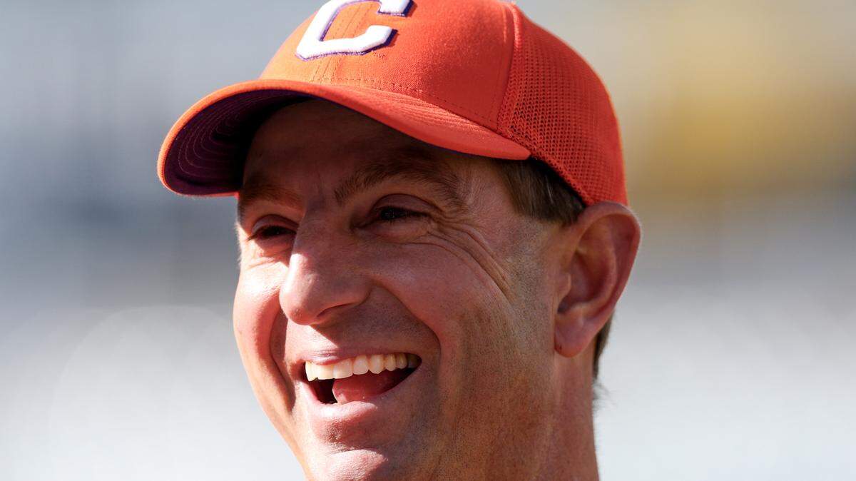 Clemson Tigers head coach Dabo Swinney