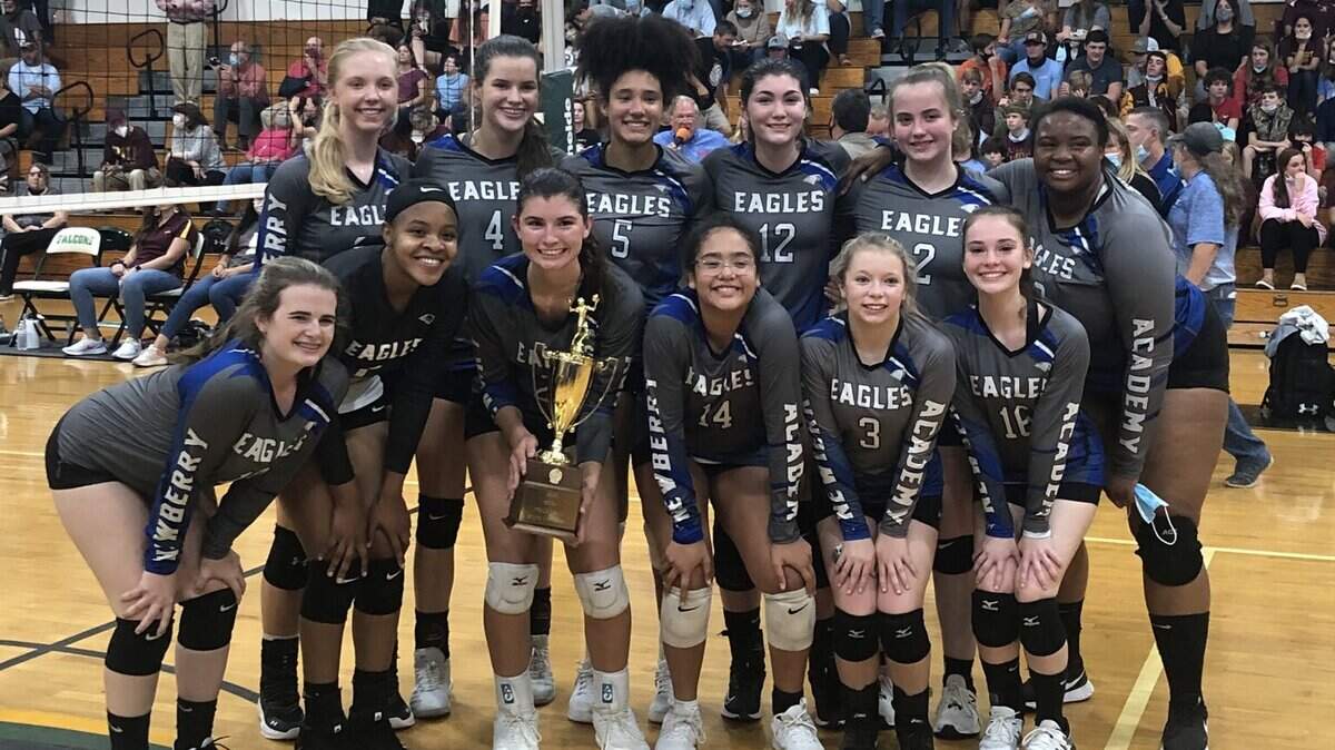 Newberry Academy defated Patrick Henry to win SCISA Class A volleyball championship on Oct. 26.