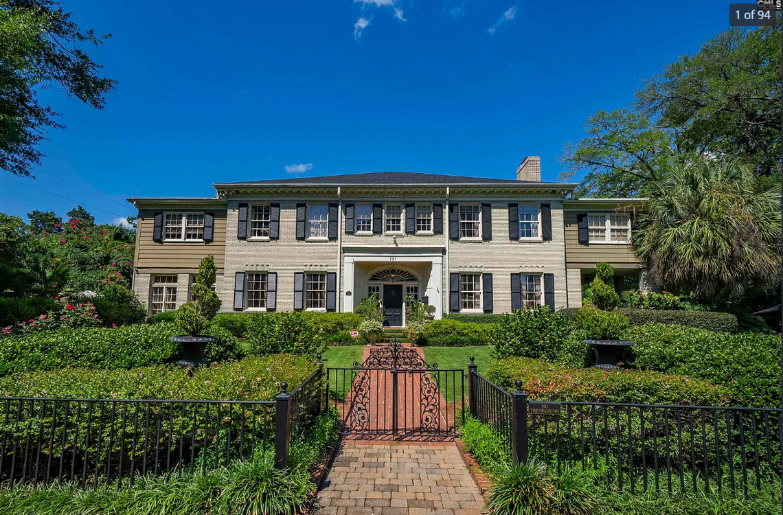 A private elevator, a temperature-controlled wine cellar and four gas fireplaces are among the amenities highlighted in a $2.35 million, 5-bedroom home for sale in the Wales Garden neighborhood.