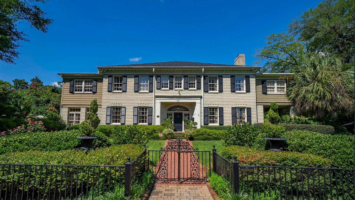 A private elevator, a temperature-controlled wine cellar and four gas fireplaces are among the amenities highlighted in a $2.35 million, 5-bedroom home for sale in the Wales Garden neighborhood.