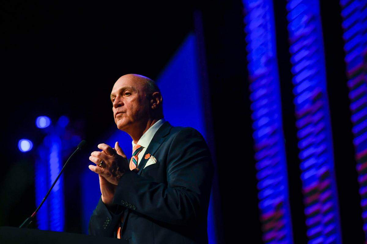 Clemson President Jim Clements