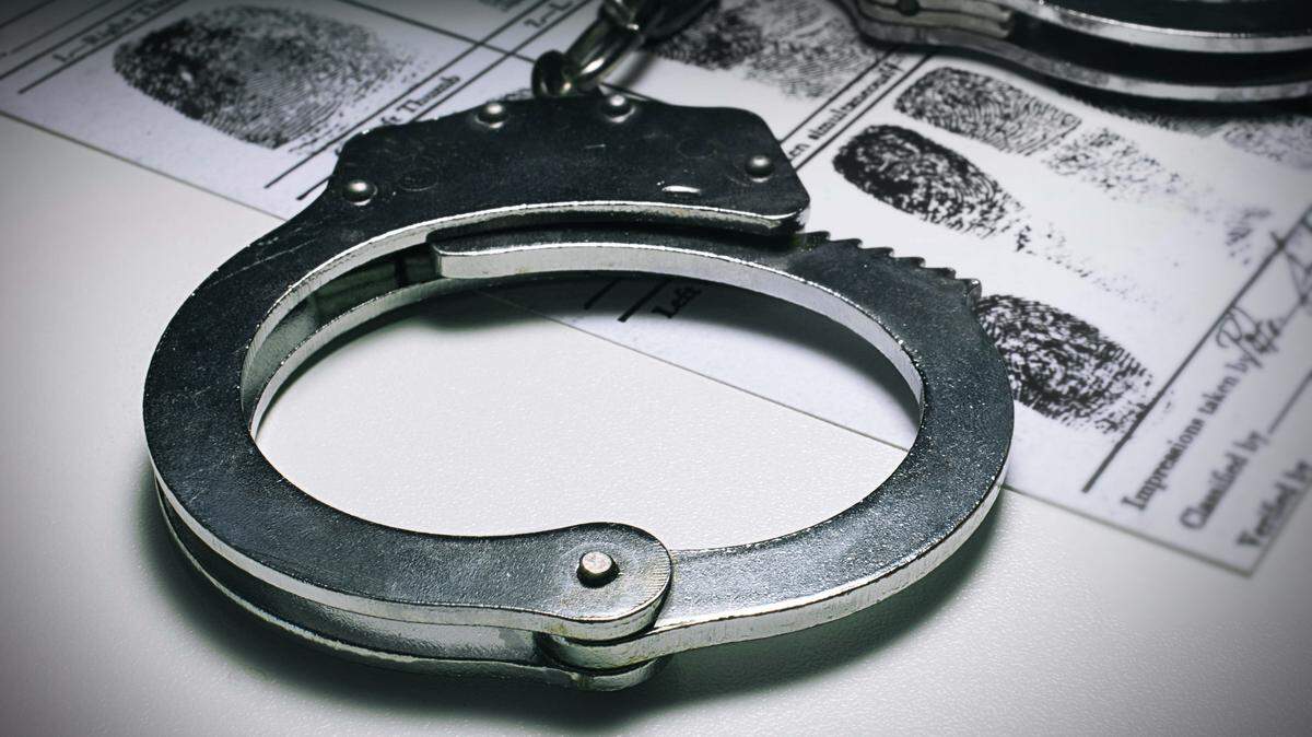 File photo of handcuffs.