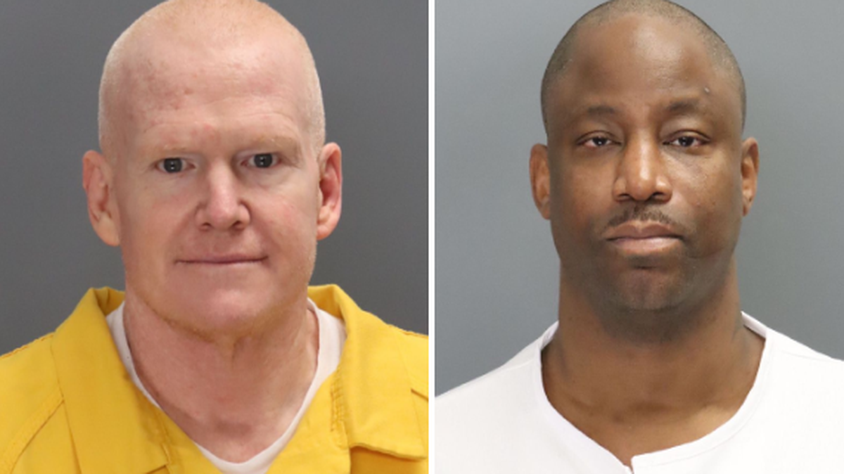 Alex Murdaugh (left) and Robert Drayton (right) got into a fight in the Richland County, S.C., jail while Murdaugh was awaiting trial for the murders of his wife and younger son. Drayton was accused and later found guilty of raping Murdaugh’s niece.