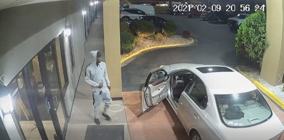 A police spokesperson release this image of a man who is said to have taken a car with a child inside while it was parked at a Cayce hotel. Police are searching for the child.