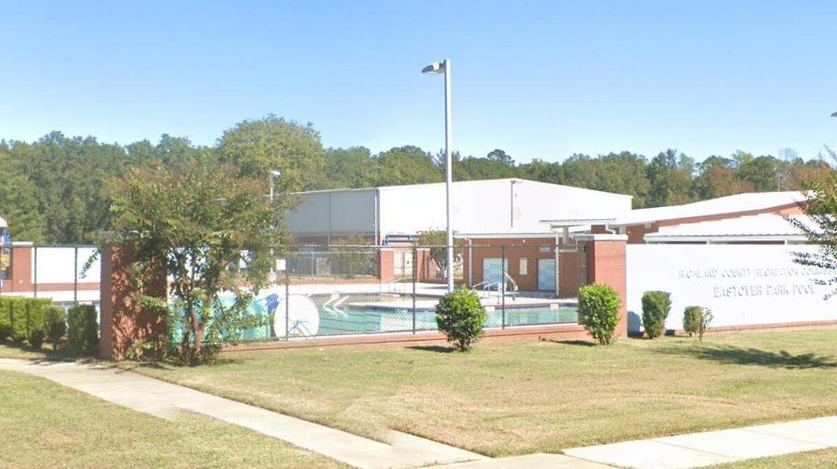 The pool at the Eastover Park Recreation Center.