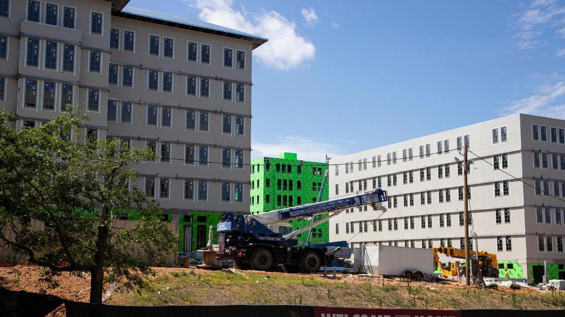 Campus Village, a University of South Carolina housing complex, is well underway on Thursday, June 9, 2022.