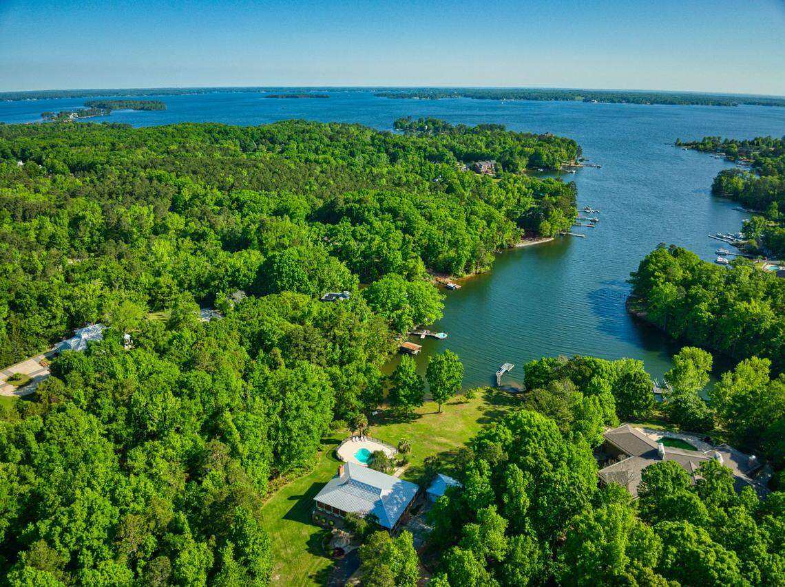 A home on Lake Murray that is listed for $3.2 million.