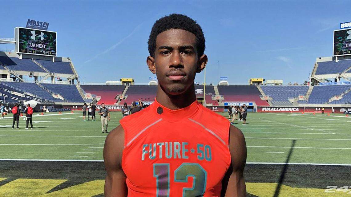 Beaux Collins as a football prospect while in high school.