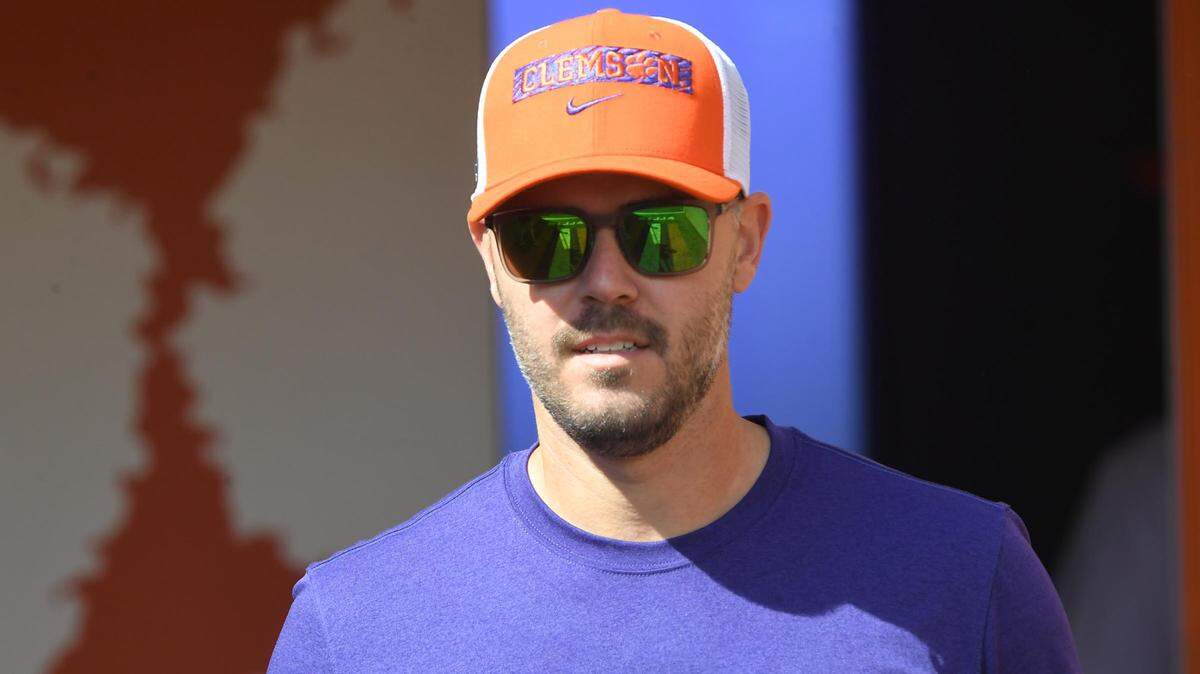 Clemson football offensive coordinator Garrett Riley