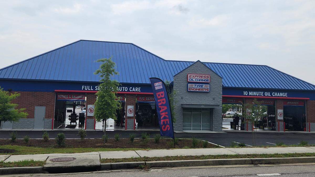Express Oil and Tire Engineers opened on June 8, 2023 at 5449 Platt Springs Road in the Red Bank area of Lexington County.