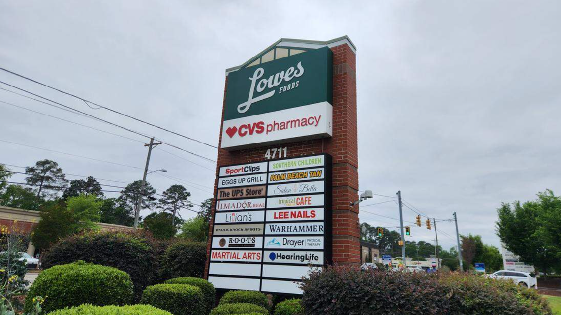 The shopping center at 4711 Forest Drive in Forest Acres has a host of stores.