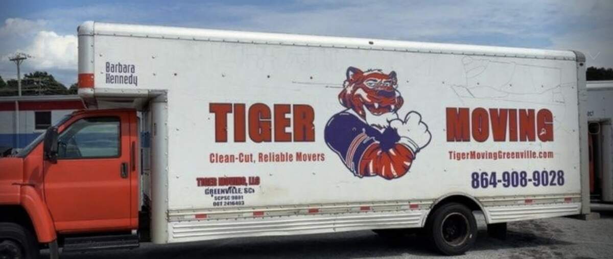 Tiger Moving’s Barbara Kennedy truck