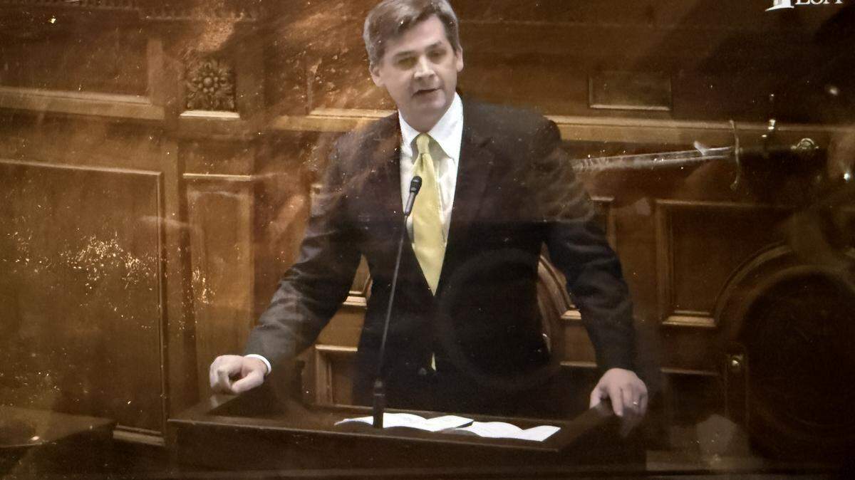Sen. Shane Massey, Senate Majority Leader, told senators on Feb. 18 that the election of inexperienced but politically connected former House Speaker Jay Lucas  would lead people to believe the Legislature is “cooking the books.”