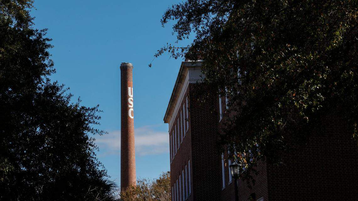 The University of South Carolina in Columbia. A student was hit by a train Oct. 25 and is expected to recover.