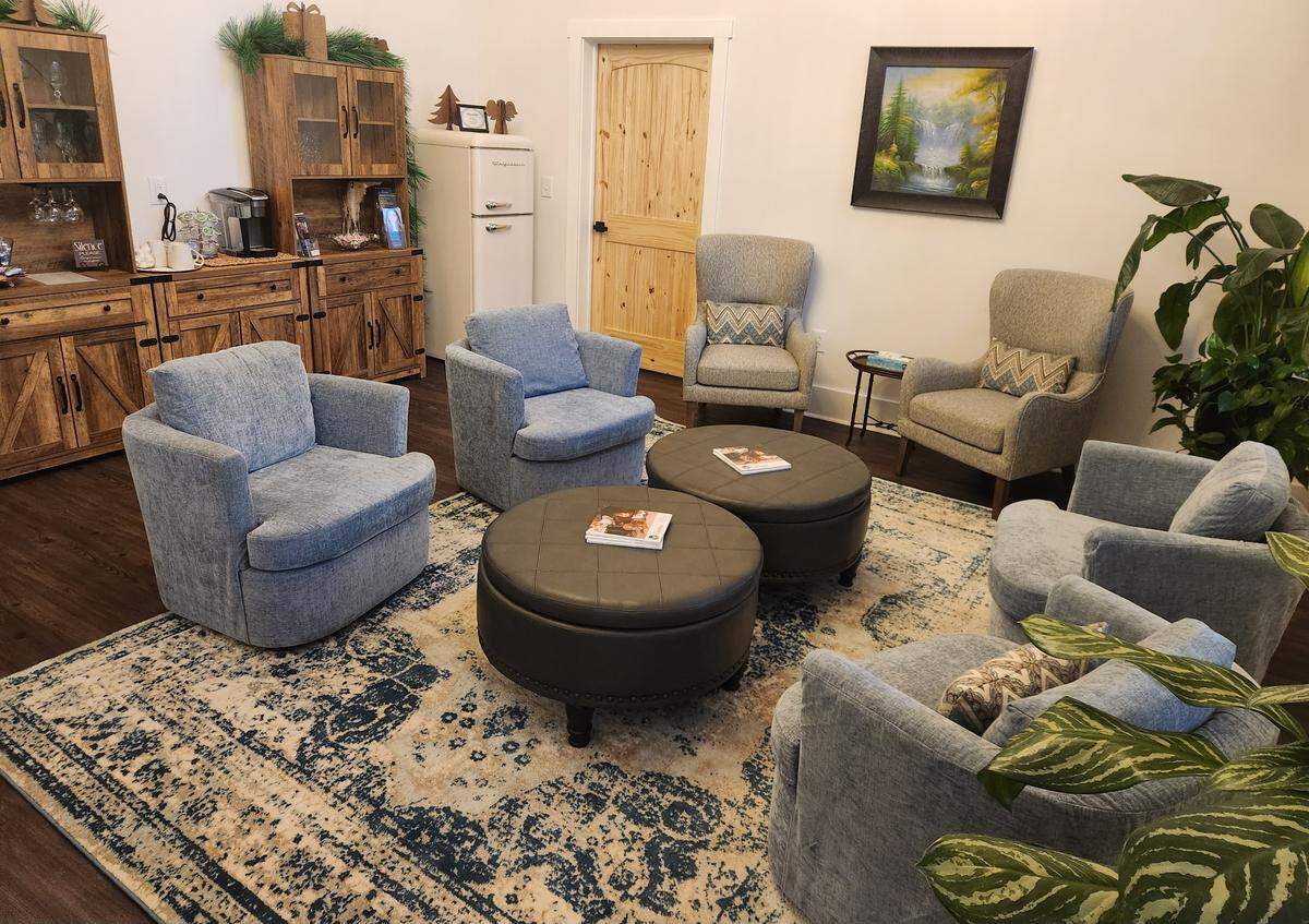 The serenity room at Aquarius Spa & Salon on Virginia Street in Chapin.