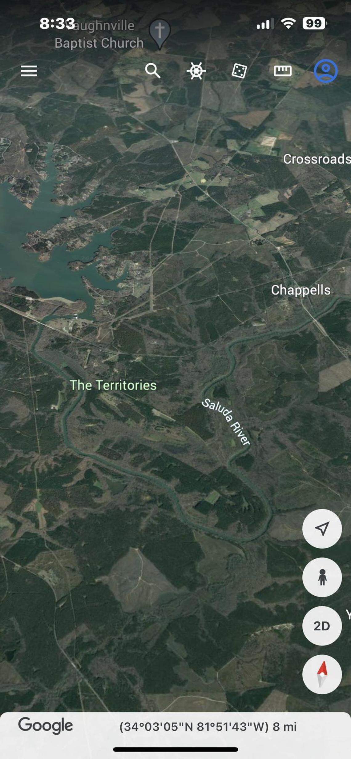 Two tubers were stranded in a remote area and had to be rescued.