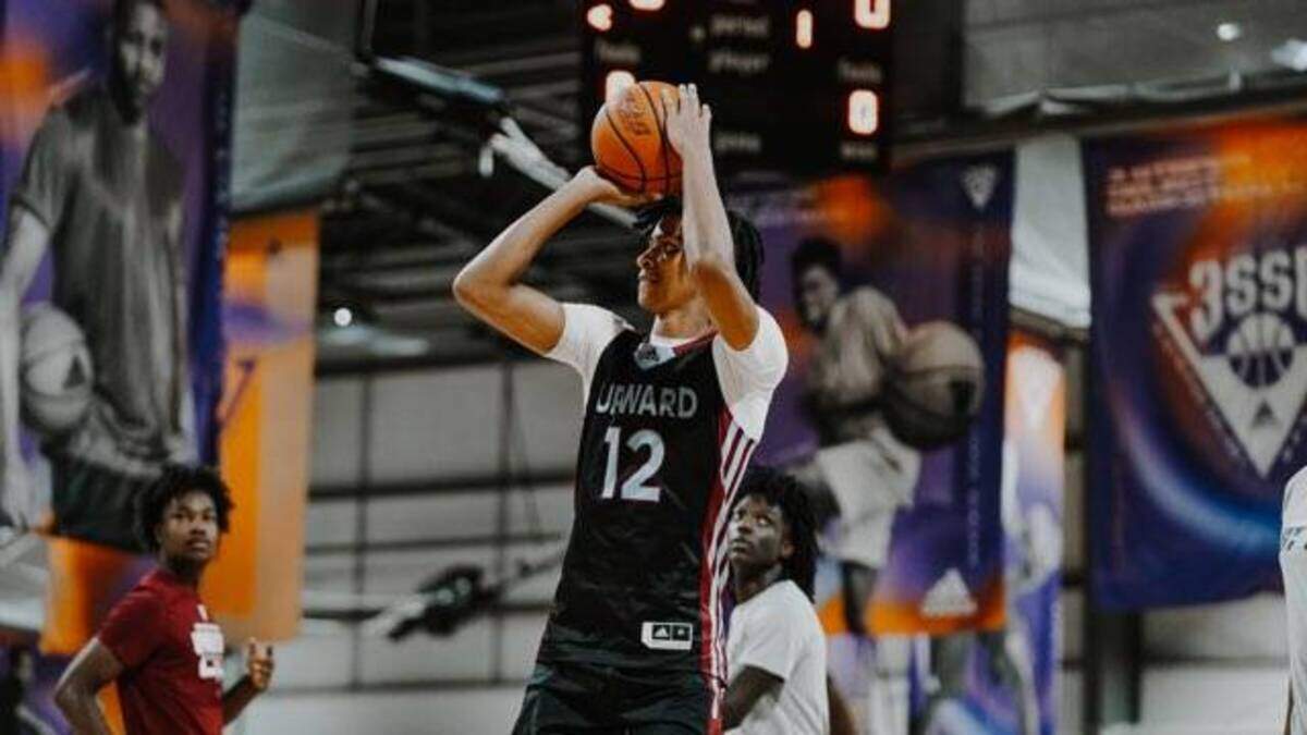 Arden Conyers who plays at Westwood High School and for Upward Stars AAU team, committed to South Carolina.