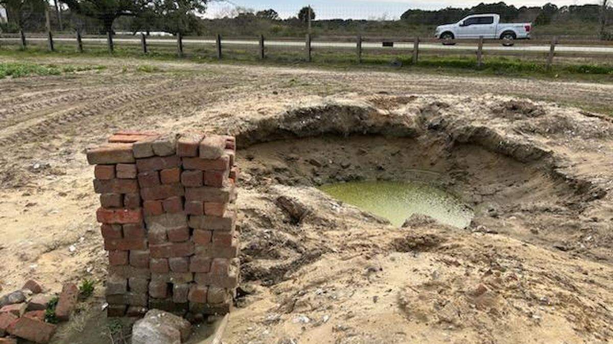 A farmer plowing a field on Johns Island on the South Carolina coast found what historians believed is a military latrine from the War of 1812.