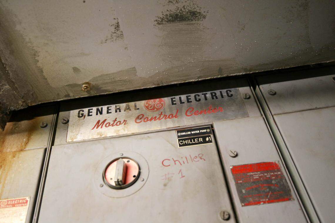 The DHEC lab was built between 1976-79. The agency has since outgrown the building and the building is deteriorating as water seeps into the structure. The building was built to have one chilling unit and one for a back-up. It currently needs both chillers and supplemental units in each lab to offset the heat produced by testing equipment.