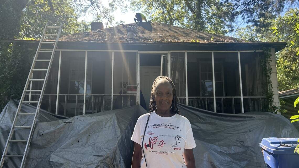 Columbia woman gets a free roof at her childhood home from SC YouTubers