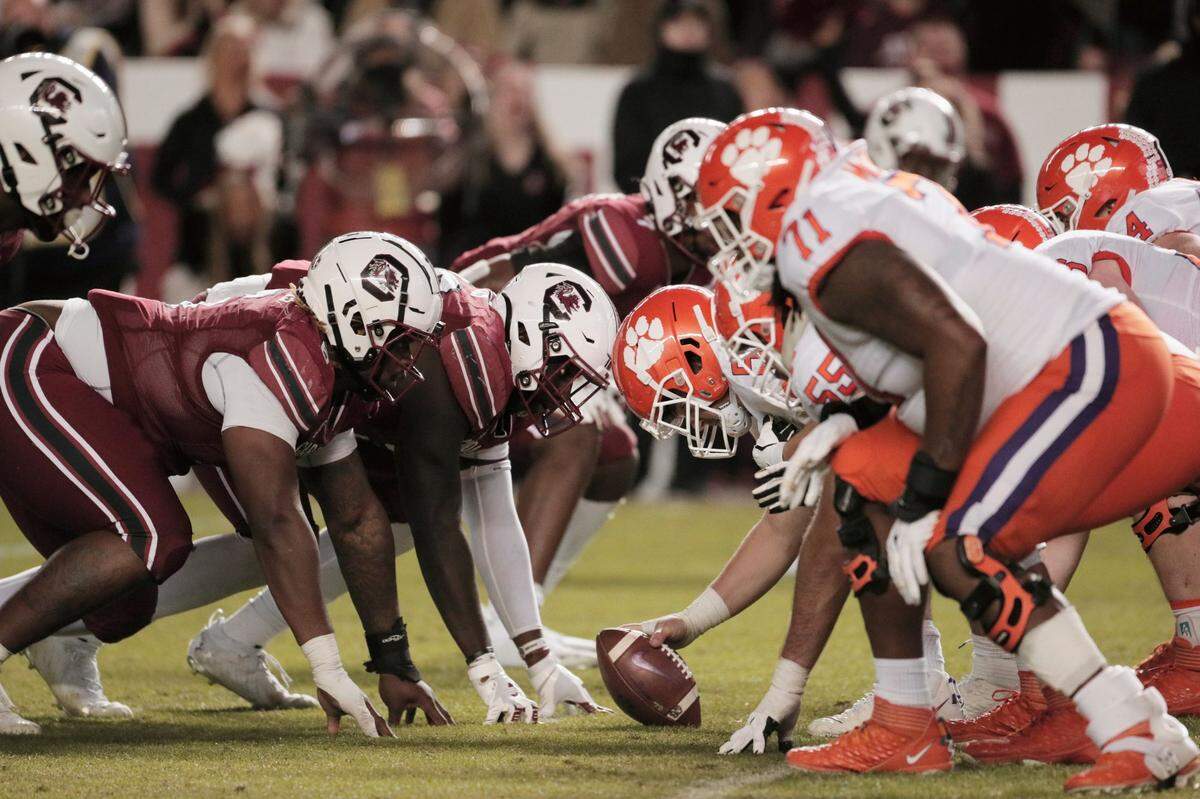 South Carolina plays Clemson at Williams-Brice Stadium on Saturday, November 27, 2021.