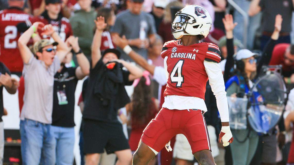 Vicari Swain (4) and the Gamecocks return home this weekend.