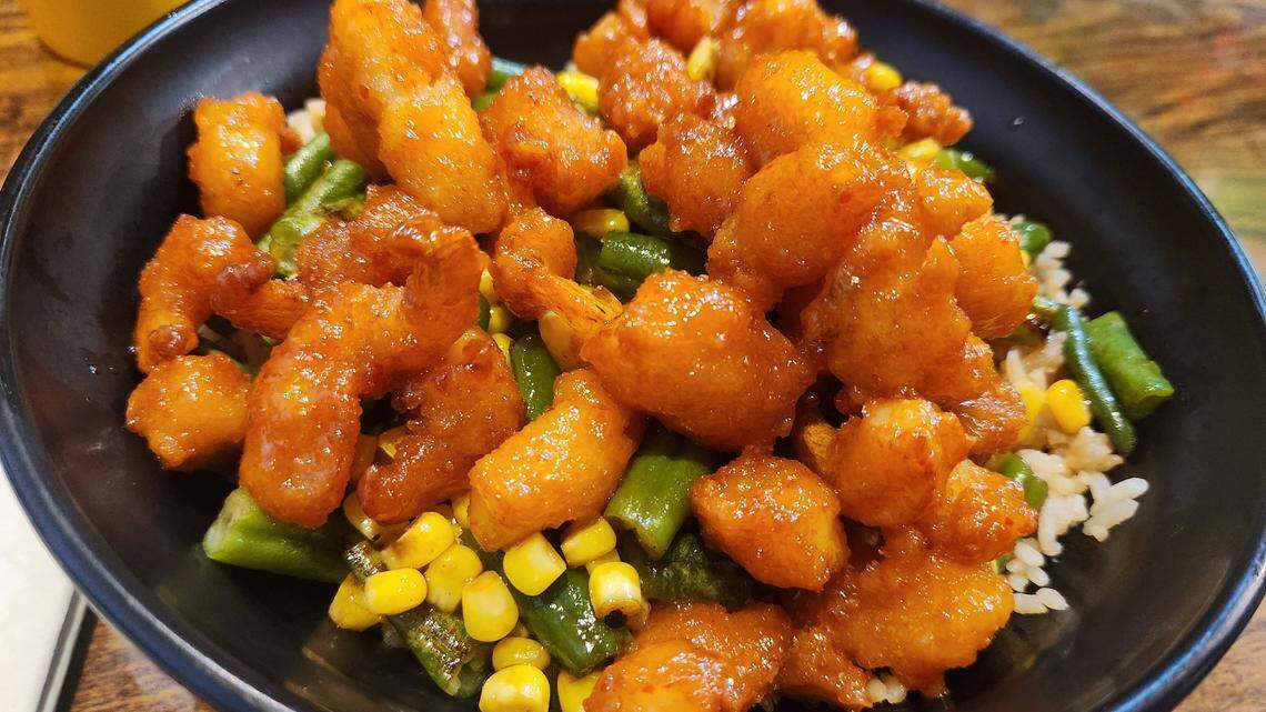Bang Bang Shrimp Bowl at Konnichiwa.