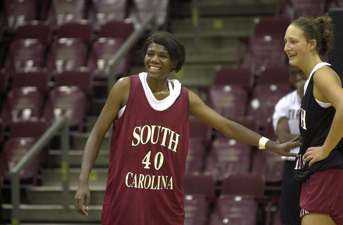 From 2000: Teresa Geter with the Gamecocks.