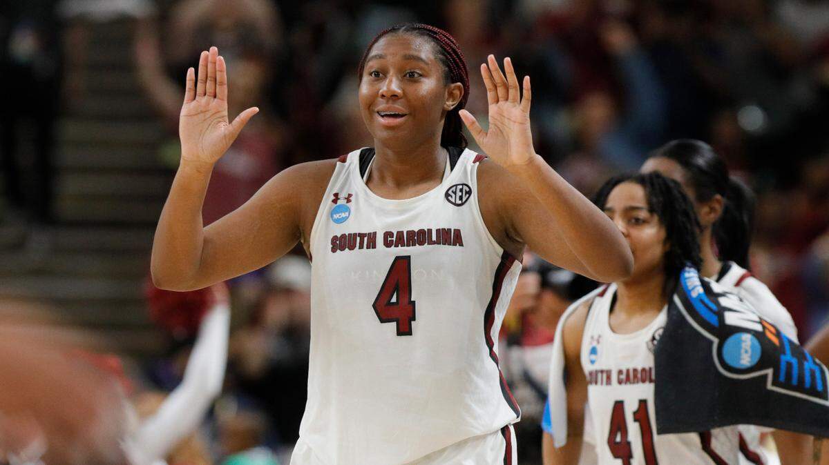 South Carolina Gamecocks great Aliyah Boston (4) 