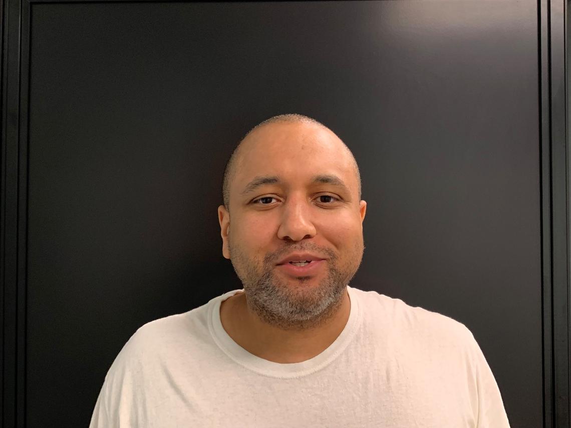 Mikal Mahdi is shown at age 40 at Broad River Correctional Institution in Columbia in 2023.