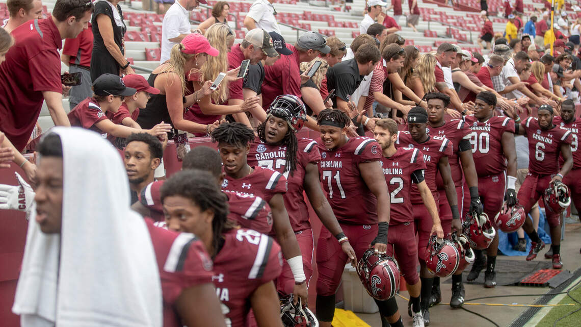 South Carolina-Akron crowd could be historically low. USC doing its part to fill seats