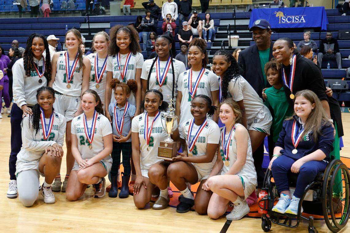 Heathwood Hall wins the Class 4A SC Independent Schools Association championship at the Sumter Civic Center on Friday, Feb. 23, 2024