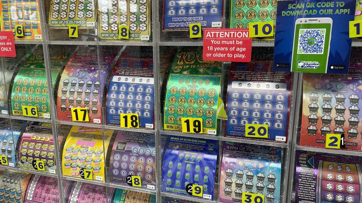 A lucky lottery player won a $2 million prize in South Carolina.