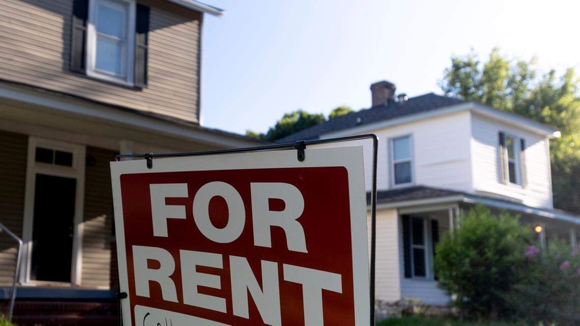 Many of the historic mill houses are rental properties like this one on Carolina Street.